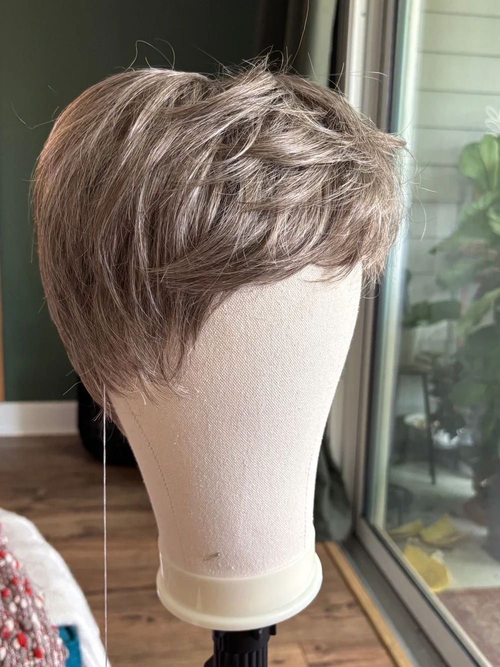 Envy Tiffany Petit Short Layered Pixie Wig - mixed grey